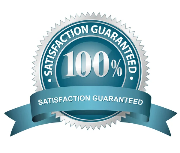 100% Satisfaction Guaranteed Badge